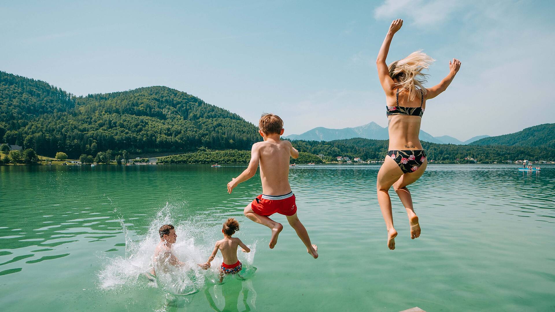 Baden im Klopeiner See