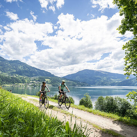 Tennis und Radfahren am Millstaetter See