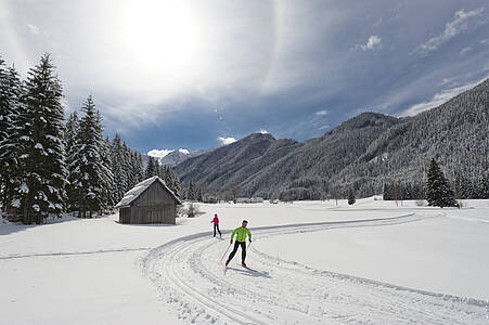Bežeck&eacute; lyžovanie v Carnica regi&oacute;nu Rosental