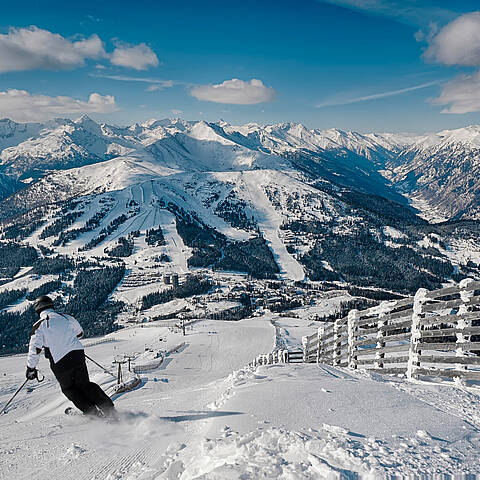 Katschberg_Skifahren mit Panorama