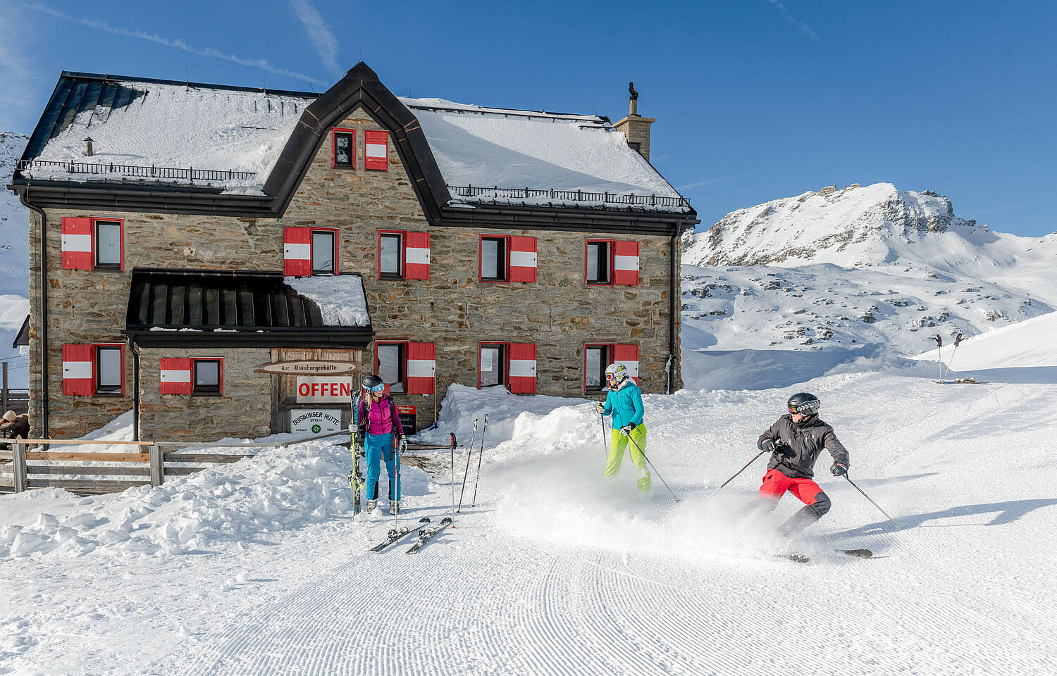 Skigenuss am Moelltaler Gletscher