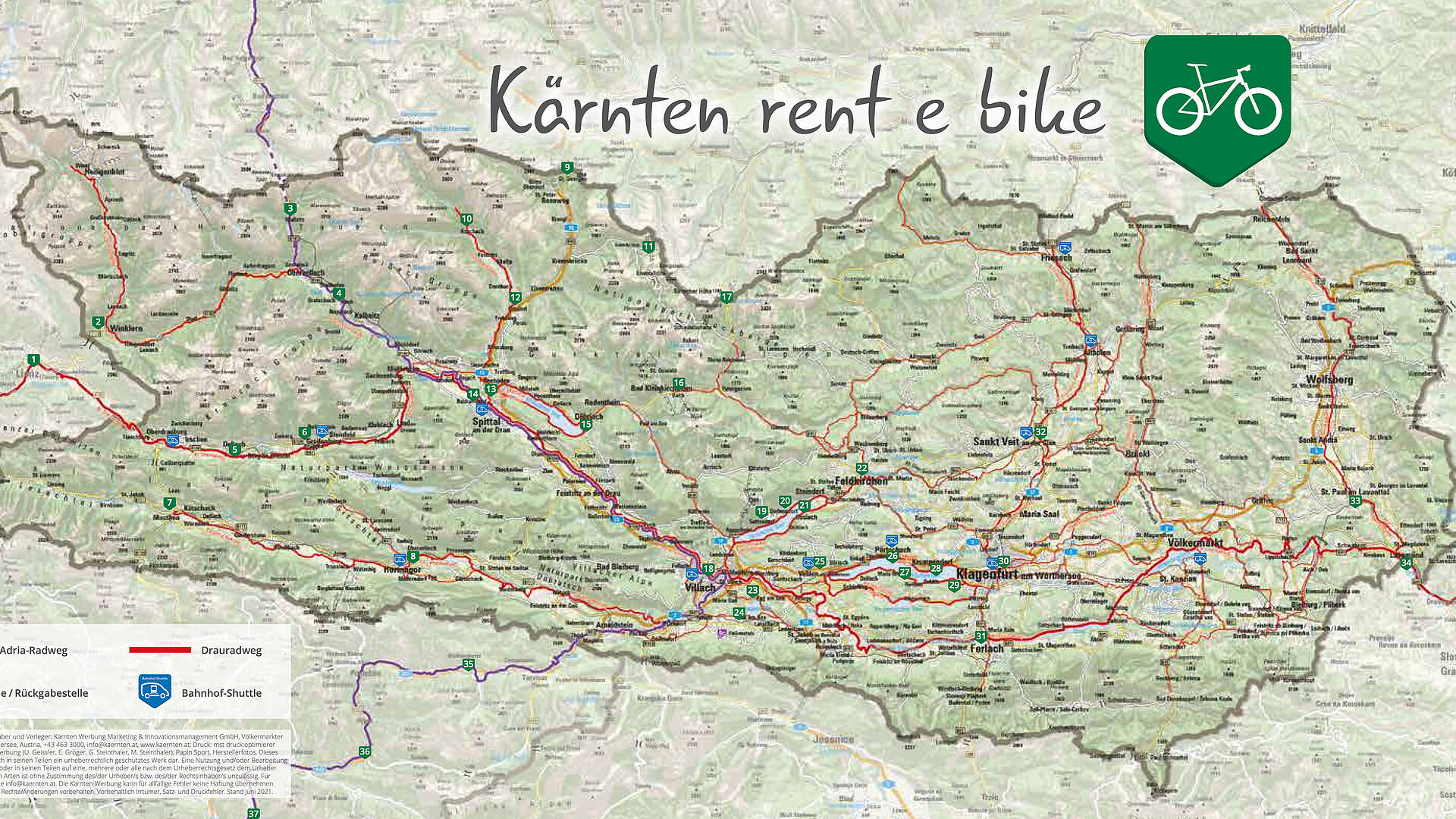 Radverleih_Kaernten rent e bike